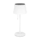 Eglo Lampe De Chevet Scordiano Solar Acier Blanc 2W 220lm - 830-840-865 CCT | IP44 - USB-C