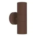 Eglo Applique Murale Tomelloso Extérieur Aluminium Rouille Up & Down | Convient pour 2x GU10