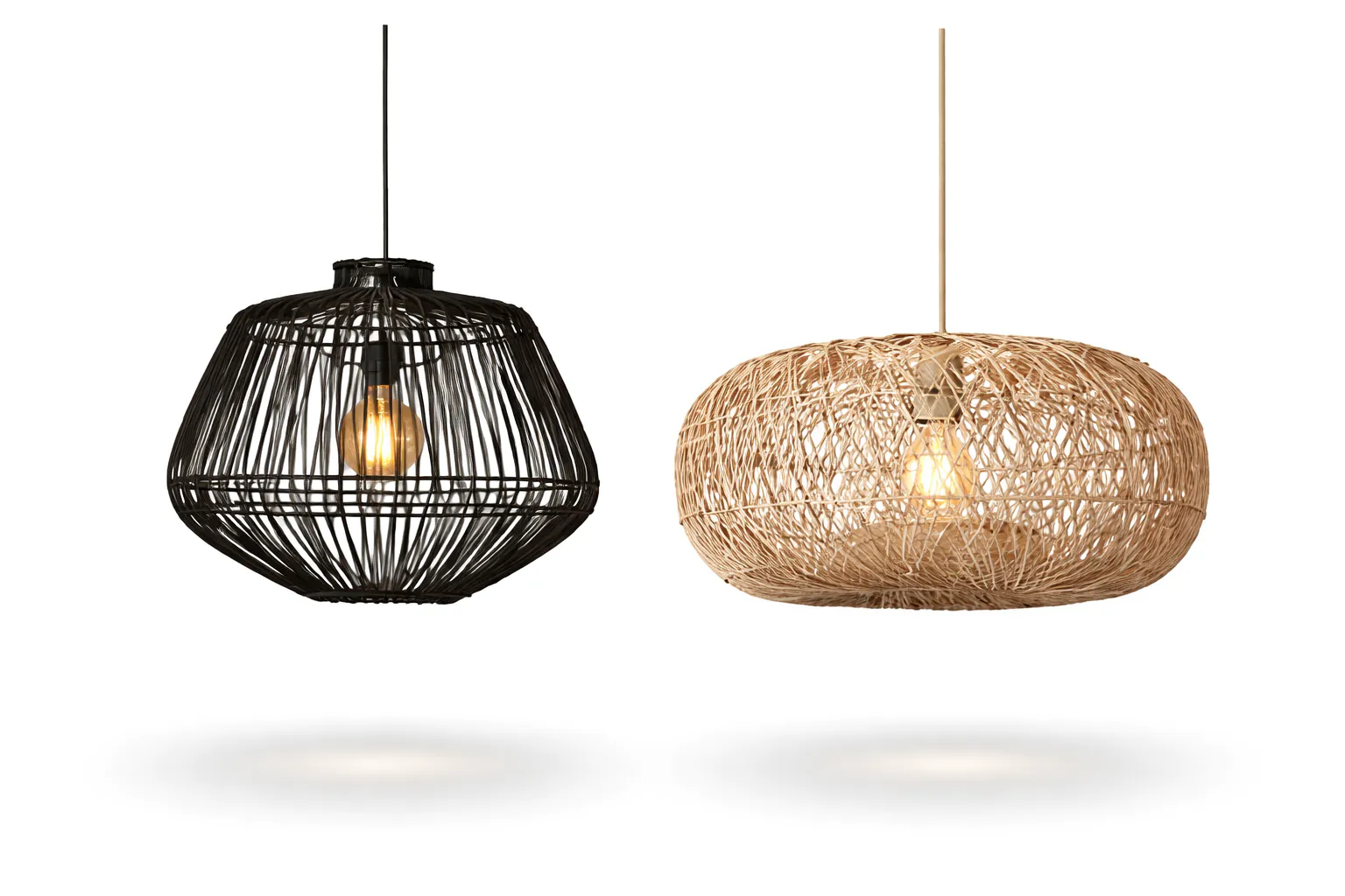 Rotan lampen