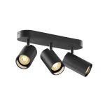 SLV Asto Aluminium Spot Zwart | Geschikt voor 3x GU10