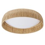 Ledvance LED Decor Wand en Plafondlamp Bamboe Bruin 28W 1150lm - 830 Warm Wit