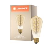 Ledvance Vintage 1906 LED E27 Peer Goud 7W 600lm - 822 Zeer Warm Wit | Dimbaar - Vervangt 48W