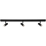 Nordlux LED Spot Omari Zwart 9.6W 320lm 41D - 827 Zeer Warm Wit | 3-staps Dimbaar