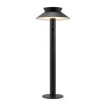 Nordlux Solar Sokkel Lamp Justina Metaal Zwart 5W 400lm - 830 Warm Wit | Bewegings- en Lichtsensor