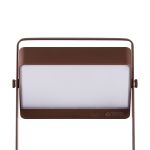 Nordlux Saulio Tafellamp Bruin 3.5W 200lm 830 Warm Wit | IP44 - met Schakelaar - Accu - Solar