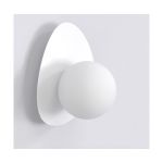 Emibig Wandlamp Ovo Staal Wit | Geschikt voor 1x G9 - Max 8W
