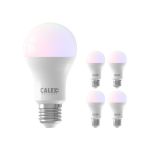 Voordeelpak 5x Calex Smart Tuya Wifi E27 Peer 8.5W 806lm - 822-840 Afstembaar Wit | RGBW - Dimbaar - Vervangt 60W