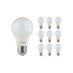 Voordeelpak 10x Noxion Lucent Classic LED E27 Peer Mat 8.5W 806lm - 830 Warm Wit | Vervangt 60W