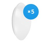 Voordeelpak 5x Ledvance LED Bulkhead Surface Circulair 250 Wit 13W 920lm - 830 Warm Wit | 250mm - IP44 