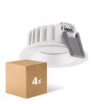 Voordeelpak 4x Ledvance LED Spot Air Fix Aluminium Wit 6W 570lm 36D - 940 Koel Wit | Zaagmaat 68mm - IP65 - Beste Kleurweergave - Dimbaar