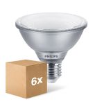 Voordeelpak 6x Philips Master Value LED Lamp Reflector E27 PAR30S 9.5W 760lm 25D - 930 Warm Wit | Beste Kleurweergave - Dimbaar - Vervangt 75W