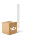 Voordeelpak 10x Noxion Lucent PL-S LED  6W - 827 Zeer Warm Wit | 2-Pin - Vervangt 11W