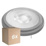 Voordeelpak 6x Ledvance Superior LED Spot Reflector G53 AR111 11.7W 800lm 24D - 927 Zeer Warm Wit | Beste Kleurweergave - Dimbaar - Vervangt 75W