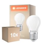 Voordeelpak 10x Ledvance Classic LED E27 Peer Mat 3.4W 470lm - 827 Zeer Warm Wit | Dimbaar - Vervangt 40W