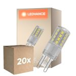 Voordeelpak 20x Ledvance LED Pin G9 Helder 4.5W 600lm - 827 Zeer Warm Wit | Vervangt 48W