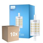 Voordeelpak 10x Philips CorePro LED R7S Linear 78mm Helder 7W 1000lm - 840 Koel Wit | Vervangt 60W