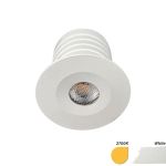 EcoDim Inbouw Spot Mini Wit 2.5W 155lm 30D - 827 Zeer Warm Wit | 35mm - Zaagmaat 28mm - IP67 - Dimbaar