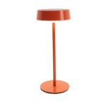Eglo Tafellamp Simeri Solar Staal Oranje 3W 250lm - 830-860 Afstembaar Wit | IP44 - Aanraak dimbaar - USB-C