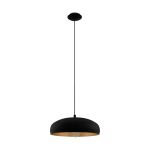Eglo Hanglamp Moga 1 Staal Zwart Koper | IP20 - Geschikt voor 1x E27 