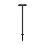 Eglo Prikspot Dreoli Solar Zwart 8W 1030lm - 830 Warm Wit | IP65 - Bewegingssensor