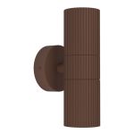 Eglo Wandlamp Tomelloso Buitenverlichting Aluminium Roestig Up & Down | Geschikt voor 2x GU10