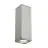 SLV Theo Up/Down Wandlamp Aluminium Grijs | IP44 - Buitenverlichting - Geschikt voor 2x GU10 Max. 35W - Dimbaar