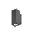 SLV Theo Pro S Wandlamp Aluminium Antraciet 6W 700lm - 827 Zeer Warm Wit | Buitenverlichting - IP65