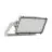 Ledvance LED Floodlight Max Aluminium Grijs 600W 77600lm 65x120D - 730 Warm Wit | IP66 - Asymmetrisch