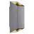 Nordlux Nico Wandlamp Aluminium Antraciet Up & Down | IP54 - Geschikt voor 2x GU10