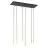 Emibig Hanglamp Selter Staal Zwart | Geschikt voor 6x G9 - Max 8W