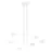 Emibig Hanglamp Modus Staal Wit | Geschikt voor 6x GX53 - Max 12W