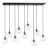 Emibig Hanglamp Cosmo Staal Zwart | Geschikt voor 9x E14 - Max 10W