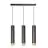 Emibig Hanglamp Kibo Staal Zwart | Geschikt voor 3x GU10 - Max 10W