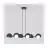 Emibig Hanglamp Boom Staal Zwart | Geschikt voor 6x G9 - Max 8W