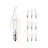 Voordeelpak 10x Philips Corepro LED Kaars E14 gebogen punt Filament Helder 2W 250lm - 827 Zeer Warm Wit | Vervangt 25W