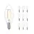 Voordeelpak 10x Philips Corepro LED Kaars E14 Filament Helder 2W 250lm – 827 – Zeer Warm Wit | Vervangt 25W