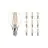 Voordeelpak 10x Noxion Lucent Lustre LED E14 Kogel Filament Helder 2.5W 250lm – Dimbaar - Vervangt 25W