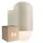 Voordeelpak 6x Nordlux Heka Wandlamp Aluminium Sanded |IP54 - Geschikt voor E27