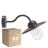 Voordeelpak 6x Nordlux Luxembourg Wandlamp Metaal en Glas Roestig | IP54 - Geschikt voor E27
