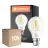 Voordeelpak 10x Ledvance Classic Performance LED Lamp B22d Peer Filament Helder 4W 470lm - 827 Zeer Warm Wit | Vervangt 40W
