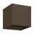 Eglo Wandlamp Calpi 3 Aluminium Roestig Up & Down 2.8W 420lm - 830 Warm Wit | IP54