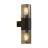 Eglo Wandlamp Cropani Zwart Up & Down | IP54 - Geschikt voor 2x E27