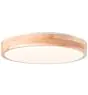 Brilliant Slimline Plafondlamp Metaal Hout Kunststof Wit 22W 2400lm - 830 Warm Wit | 345mm