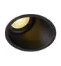 SLV Horn-A Spot Aluminium Zwart Rond | Zaagmaat 95mm - Geschikt voor 1x GU10 