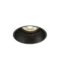 SLV Horn-T Spot Staal Zwart Rond | Zaagmaat 180mm - Geschikt voor 1x GU10 (AR111) 