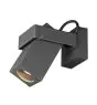 SLV Theo Beugel Wandlamp Aluminium Antraciet | IP65 - Buitenverlichting - Geschikt voor 1x GU10 Max. 7W - Dimbaar