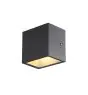 SLV Sitra S Wandlamp Aluminium Grijs 6.2W 620lm - 830-840 CCT | Buitenverlichting - IP44