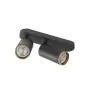 SLV Grip! Aluminium Spot Zwart | Geschikt voor 2x GU10