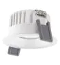 Ledvance LED Spot Fix Aluminium Wit 8W 640lm 36D - 927 Zeer Warm Wit | Zaagmaat 68mm - IP44 - Beste Kleurweergave - Dimbaar