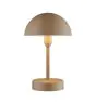 Nordlux Ellen To-Go Tafellamp Bruin 2.8W 300lm - 830 Warm Wit  | IP44 - Dimbaar - met Schakelaar - Accu
